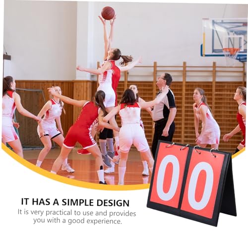 Marcador portátil dobles caras BESPORTBLE para baloncesto miniatura 3