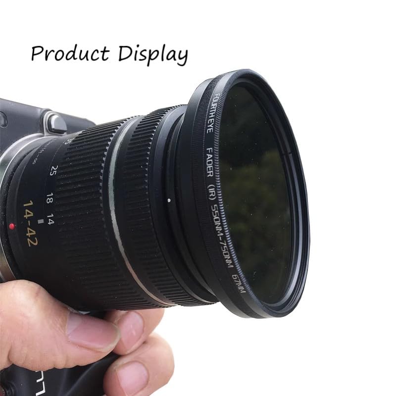 Filtre infrarouge réglable de 40,5 mm pour objectif d'appareil photo Nikon 1 J3, J2, J1, V2, V1, S1, AW1 avec objectif Nikon 1 NIKKOR 11-27,5 mm Filtre infrarouge réglable de 40,5 mm pour objectif d'appareil photo Nikon 1 J3, J2, J1, V2, V1, S1, AW1 avec objectif Nikon 1 NIKKOR 11-27,5 mm