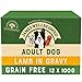 Price comparison product image James Wellbeloved Adult Grain-Free Lamb in Gravy 12 Pouches, Hypoallergenic Wet Dog Food, Pack of 1 (12x100 g)