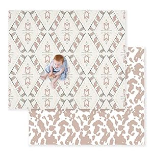 JumpOff Jo – Large Foldable Baby Play Mat, Safe Foam Playmat for Tummy Time, Play Pens & Toddlers, Waterproof, BPA-Free, Double-Sided Design (70″ x 59″) – Westbound