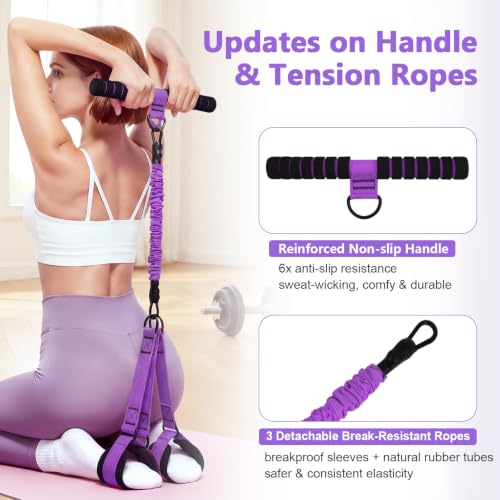 Pedal Resistance Band with Handle, Adjustable Multifunction Exercise Bands by Spechance - Used condition - Image 6