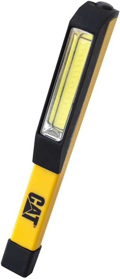 Caterpillar CAT CT1000 Pocket COB LED Flood Beam Pocket Work Light, Black/Yellow