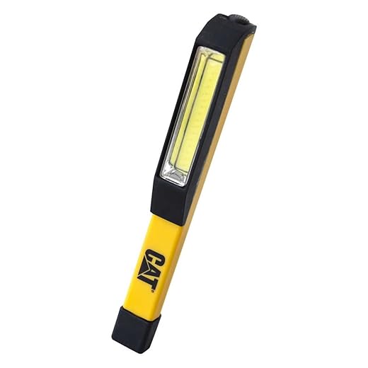CAT CT1000 Pocket COB LED Flood Beam Pocket Work Light, Black/Yellow