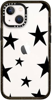Amazon.com: CASETiFY Impact Case for iPhone 13 Mini - Stars Black