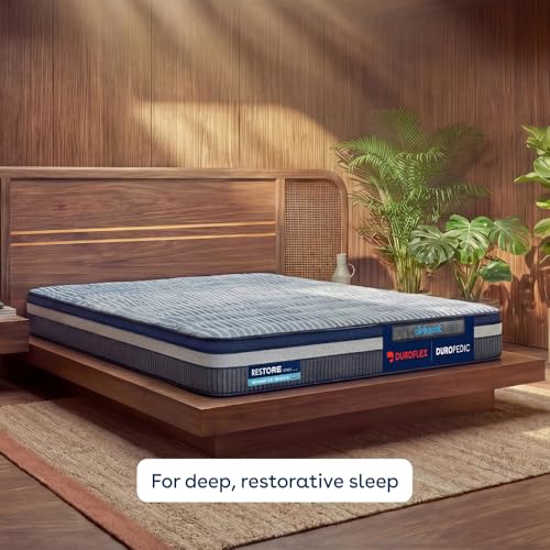 Image of Duroflex Duropedic Airboost 3.8 BI Pro Mattress |3X Breathable |Medium Firm Orthopedic Mattress with Neo Latex & 3-Zone Pocket Spring |NHA Approved |King Size Bed Mattress (78x70x8 Inch)