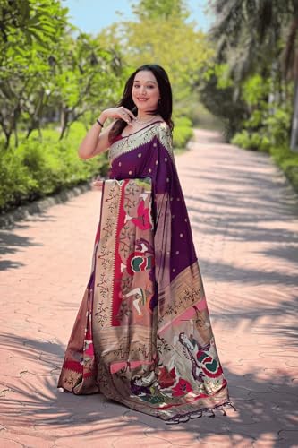 Veglari kanjivaram silk saree in soft silk – image 3