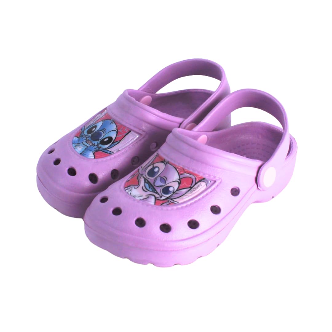 Disney Stitch Zoccoli da Ragazze, Motivo Stitch e Angel Sandali Estivi Bambine, Taglie EU 22 a 33