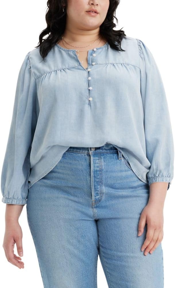 Levi's Womens Halsey Blouse (Also Available in Plus)