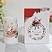 Greluna Christmas Santa Claus Flameless LED Candle with Timer, Battery Operated Candles for Christmas Decorations and Gift,3X6 inches (Santa Claus with Reindeer)