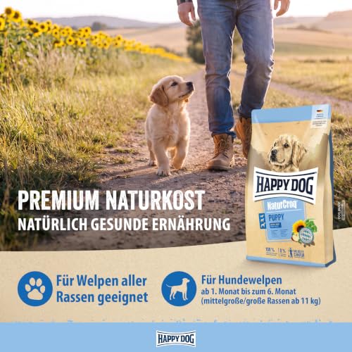 Happy Dog NaturCroq Puppy Trockenfutter, 1 kg für Welpen