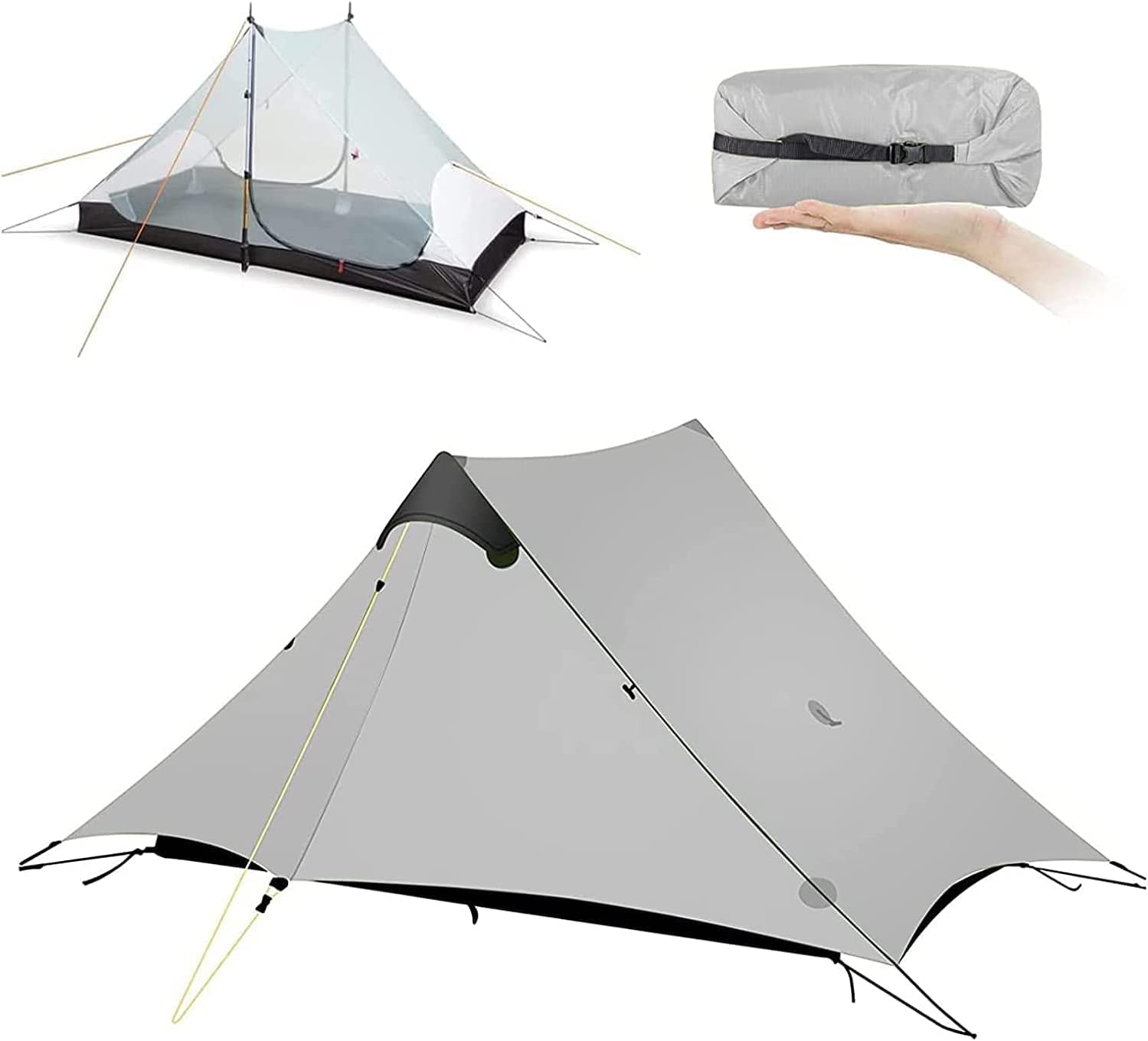 Snapklik.com : Ultralight Tent 3-Season Backpacking Tent 2 Person ...