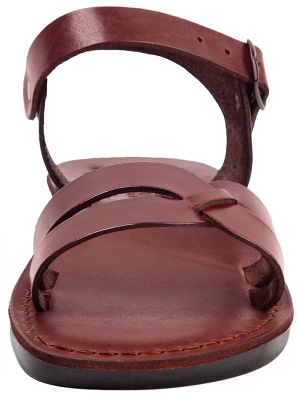 Holy Land Market Men/Women Biblical Jesus Leather Sandals/Slides From Jerusalem (Yousef Style)2