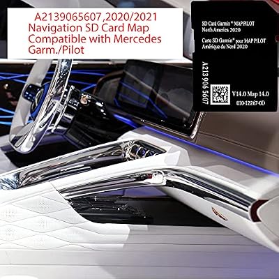 Navigation SD Card Map Compatible with Mercedes Garm./Pilot, C-Class E-Class GLC.Version 14.0 (MAP 14.0) ONLY BE Used in The Audio 20 (Code 522) NTG Sync USA/Can/Mex