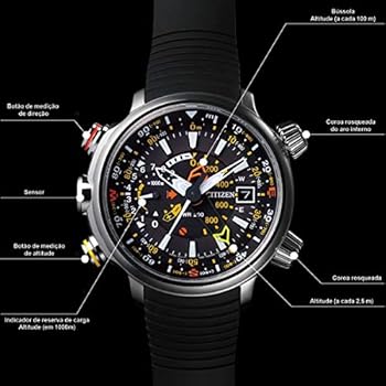 Relógio Citizen Eco-Drive Altichron Promaster Titanium