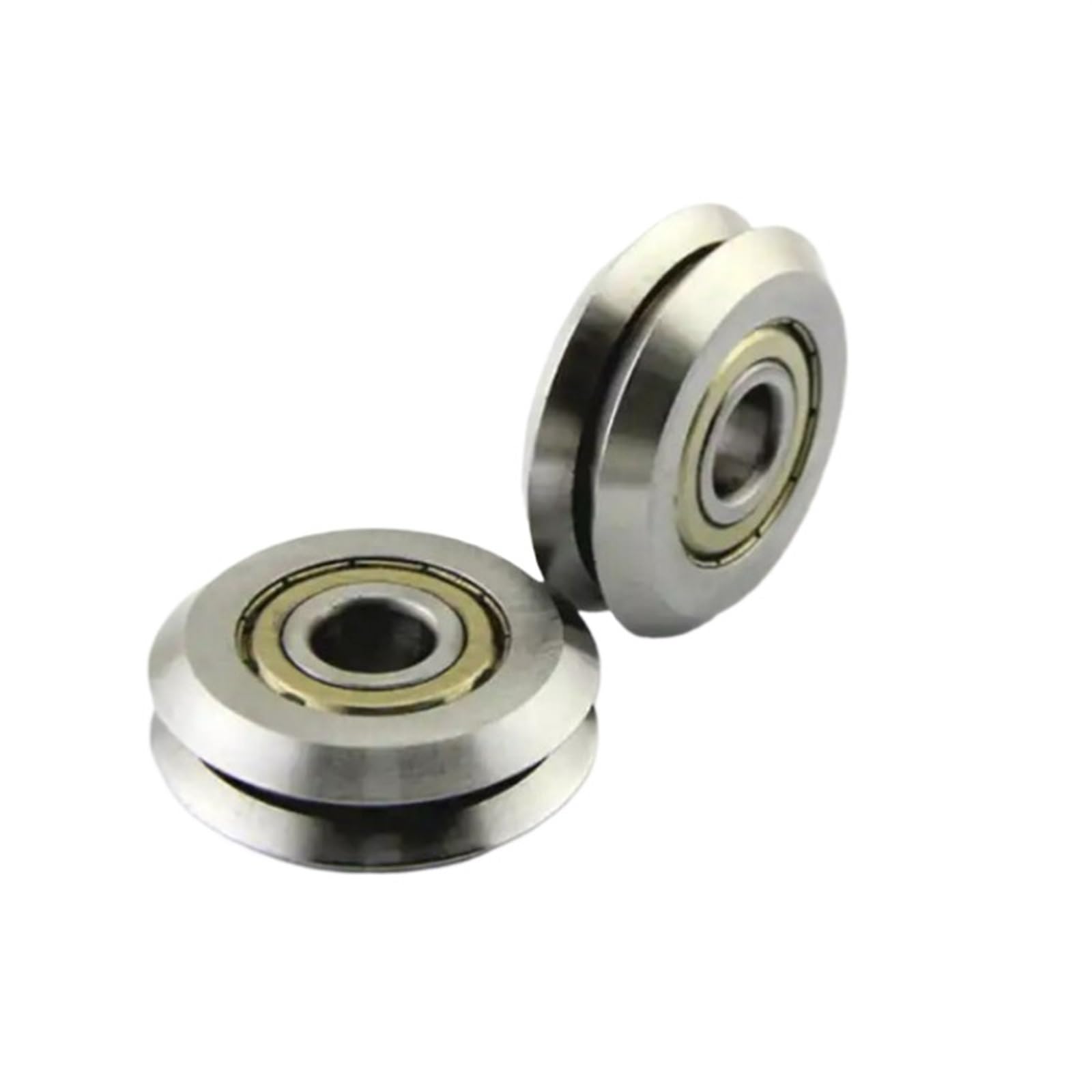 10x30x8mm V Groove Width 3.5mm Guide Pulley Sheave Sealed Rail Bearing (1PC) V6000ZZ for Rail Track Linear Motion