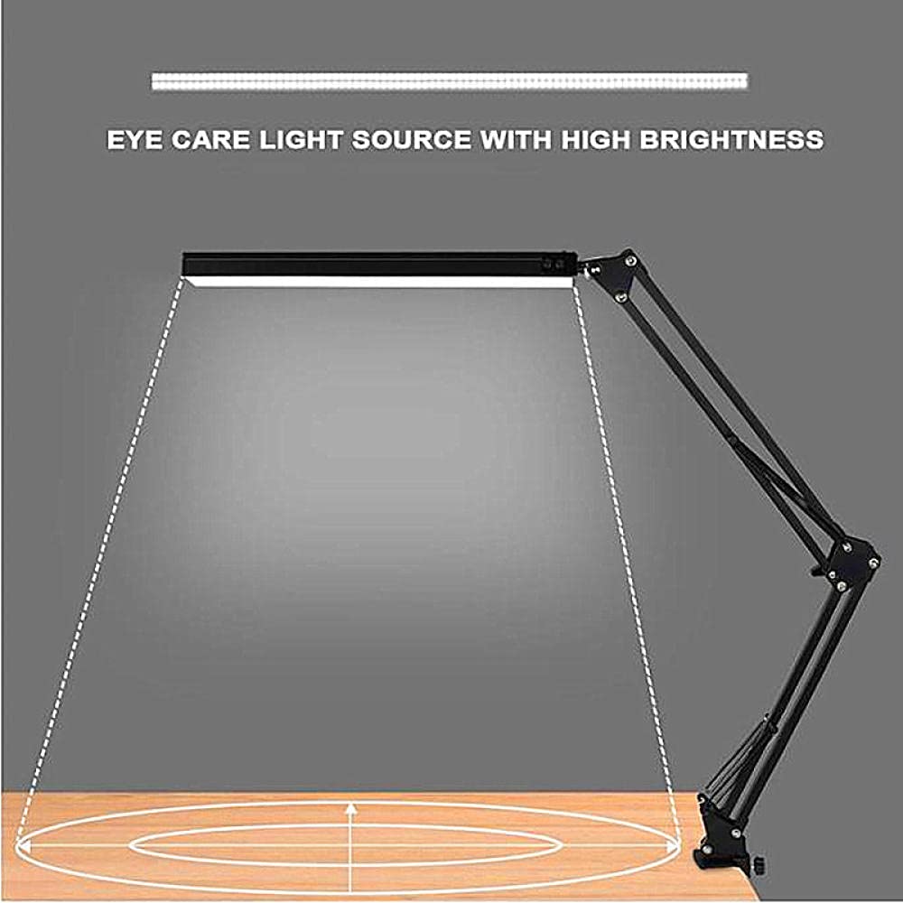 Luci A Clip Lampada Pinza Luce Da Lettura Luce Da Lettura Clip Lunga Braccio Pieghevole A Led Protezione Per Occhio Lampada Da Tavolo Usb Portatile Lettura E Apprendimento Camera Da Letto Lampada Da L