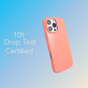 Sonix Case for iPhone 16 Pro Max | Compatible with MagSafe | 10ft Drop Tested | Gloss Peach
