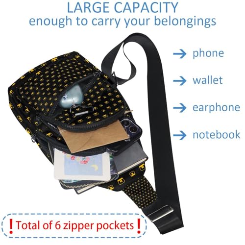 Bolsa de pecho impermeable y compacta con distribución funcional de objetos 6