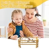 FULHANY 80 StüCk Zaun Spielzeug - SpielzeugZaun - Pferdezaun Spielzeug - Verwendung FüR PäDagogische Geschenke, Kindergeschenke, DIY Tier Zaun Scheune Zaun Mikro Landschaft Dekoration