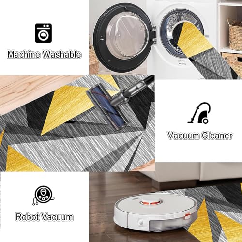 Tapis de piste cuisine antidérapant grand format 80 x 410 cm à motifs modernes