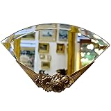 Double décoration et utilisation fonctionnelle – Fonctionne comme un miroir de contrôle quotidien et une pièce d'accent élégante, s'adaptant parfaitement aux intérieurs vintage, luxueux ou de style ins.