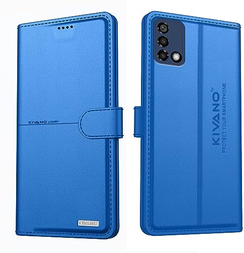 Image of Compatible with Oppo F19 / Oppo F19s Flip Cover | Leather Finish | Inside Pockets & Inbuilt Stand | Shockproof Wallet Style Magnetic Closure Back Cover Case
