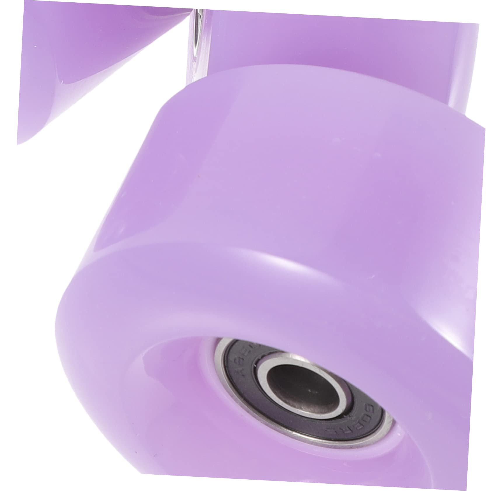 Anneome Roller Skate Wheels Set 4pcs Skating Wheels for Indoor/outdoor Use High Elasticity Durable Skates Accessories