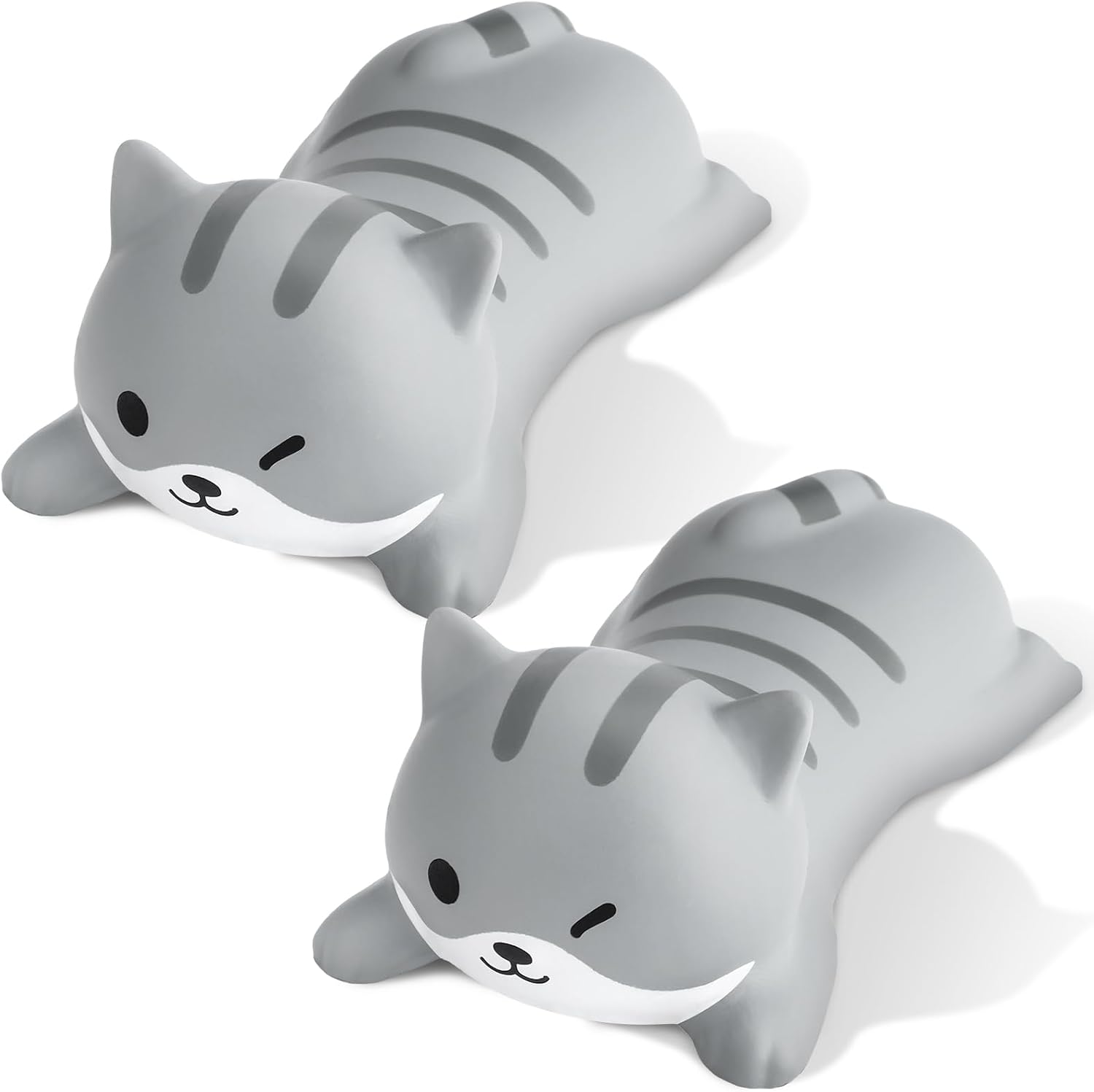 Kanayu 2 Pack Cat Wrist Rest for Mouse, Slow Rising PU Foam Ergonomic