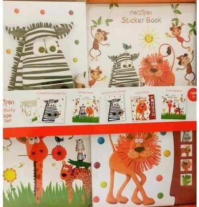 Marzipan Activity Book Set with Storage Box