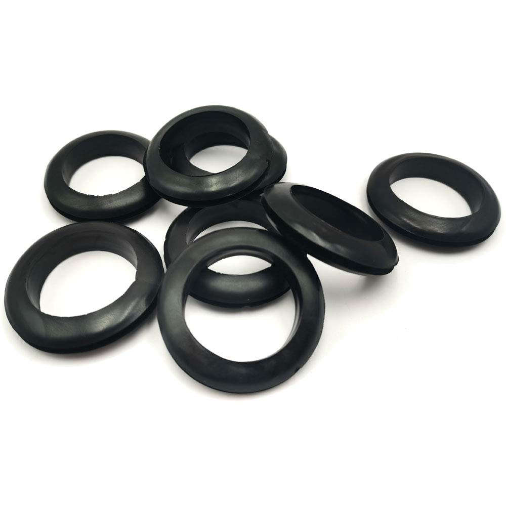 EASYEAH Rubber Grommets for 11/2" Panel Hole, 13/8" ID Rubber Hole