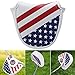 SparY Funda Putter, Cierre Magnético Mazo Recambio Universal Palo Protector Funda para Palos Plaza Bandera Estilo Cuero Sintético Golf Portátil Gruesas Resistente - como Imagen Espectáculo