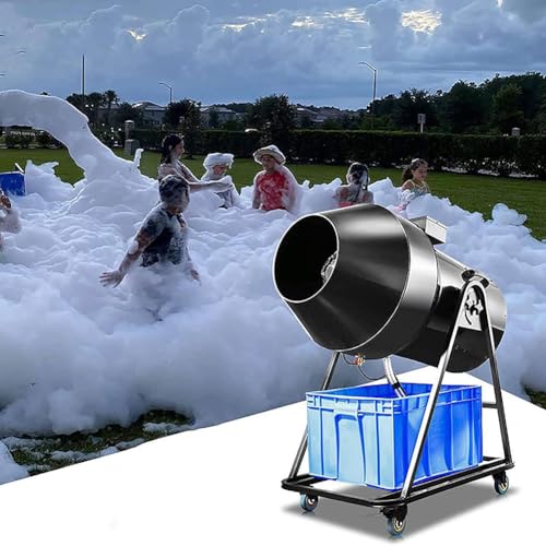 Máquina de espuma de alta potencia para fiestas al aire libre, fiesta, cabezal agitador, máquina de burbujas con control eléctrico manual, perfecta para fiestas en piscina y parque acuático