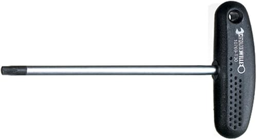 43290009 TORX®-screwdrivers for inside Torx Screws, T-handled, Convenient, Robust, High-Grade, Size T9 blade, Length 80mm, Made in Germany