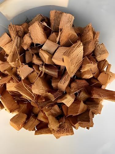 Image of Coco Coir Chunks /Chips for Puja, Havan and Organic Use, Natural Coconut Shell Pieces for Gardening, Orchid Substrate, Soil Aeration and Moisture Retention Mulch, 200g