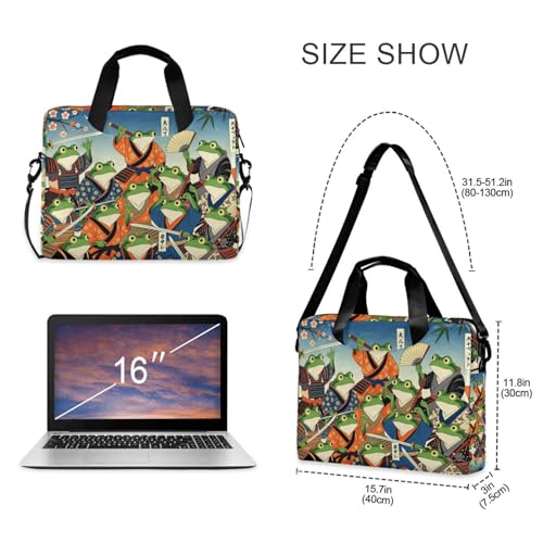 Maletín para portátil y tablet 15.6" con correa y asa miniatura 5