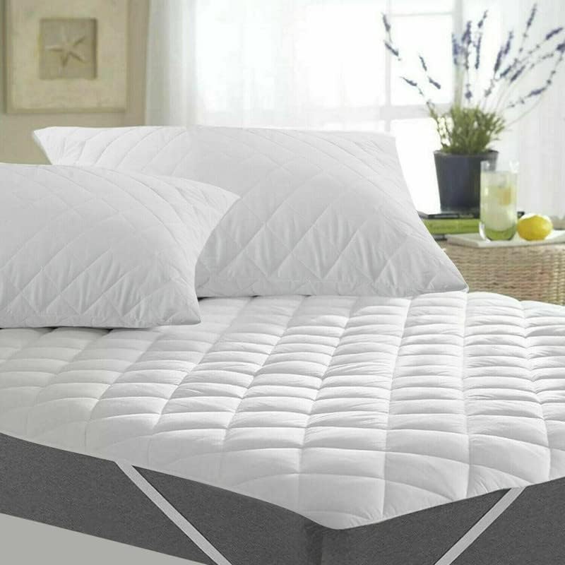 MoonStar London Luxury Quilted Mattress Protector Fitted Mattress Cover