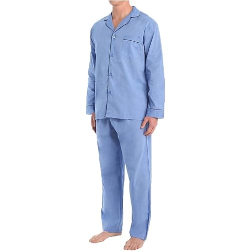 Hanes Men's Hanes Big Men's Broadcloth Pajama Set