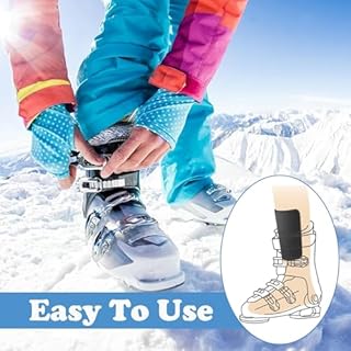 Protège-tibias en mousse épaisse pour chaussures de ski, snowboard, bottes de ski, bateau