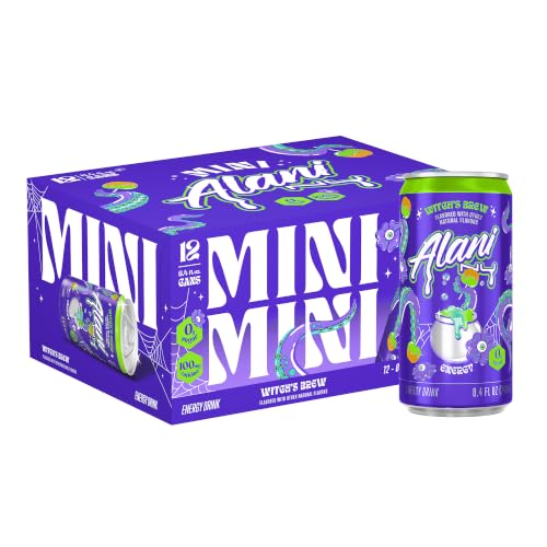 Alani Nu WITCHES BREW, Low Calorie Energy Drinks, 100mg Caffeine, Biotin, B Vitamins, Zero Sugar, 10 Calories or Less, 8 Fl Oz Cans, 12 Pack - image 1
