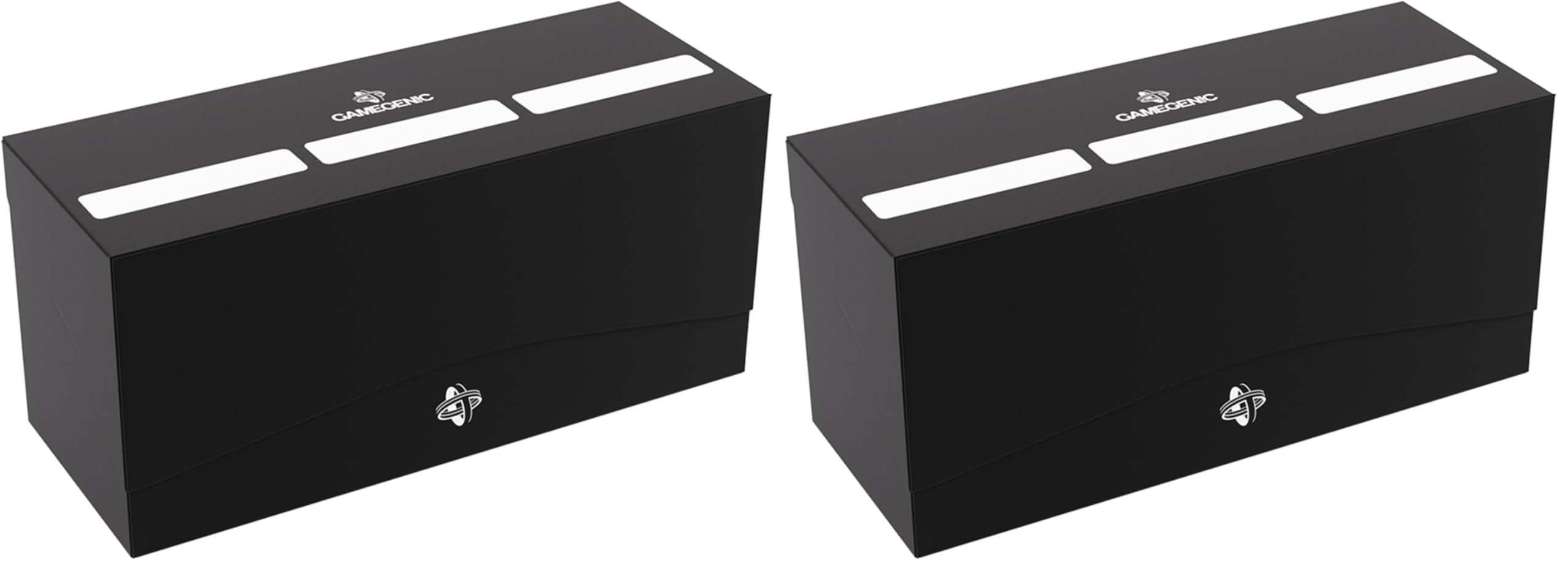 Gamegenic - Triple Deck Holder 300+ XL Black - Jeux de société - Jeux de Cartes - Accessoires et Fournitures pour Jeux de société - Matériel de Protection (Lot de 2)