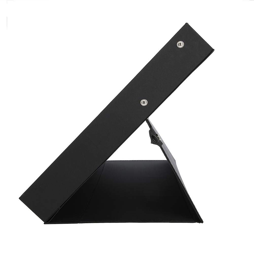 Ausla Boîte de Rangement pour Lunettes, 18 Fentes, Verrouillable avec Couvercle Pliable, Présentoir Organisateur