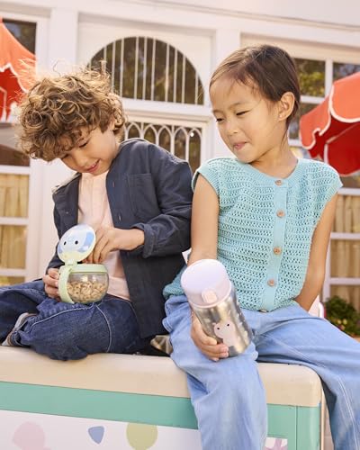 Image of Skip Hop Baby Snack Container Mealtime Snack Cup, Holds 7.5oz. Besties Squad, Elephant