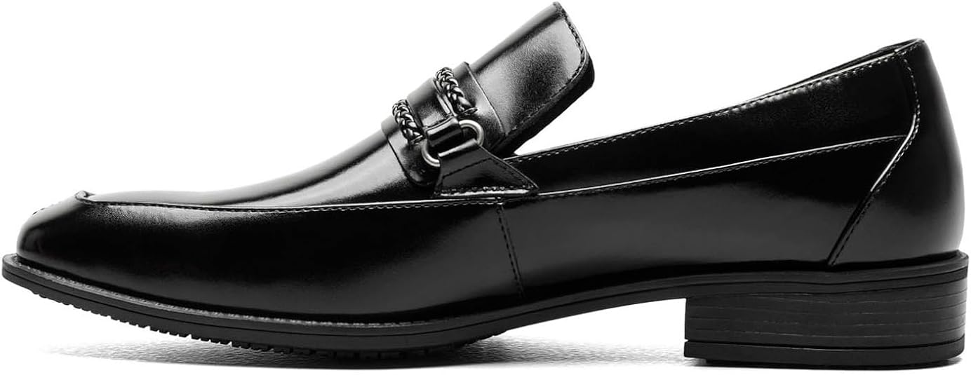 Stacy Adams Swainson Plain Toe Embroidered Slip On in Black/Silver – Hornor & Harrison