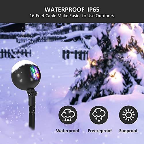 Halloween Lights, Projector Decorations Outdoor Indoor Led Projection Light With 4 Dynamic Patterns Show Holiday Landscape Outside Spotlight For Party House Wall Gate #TOP5