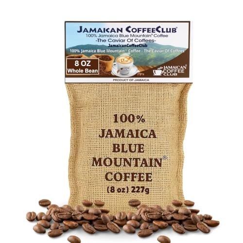 JamaicanCoffeeClub 100% Blue Mountain Whole Bean 8oz