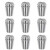 ER8 Collets Set 9PCS Collet Set Holder Spring Collet Set for CNC Engraving Machine Milling Lathe Too