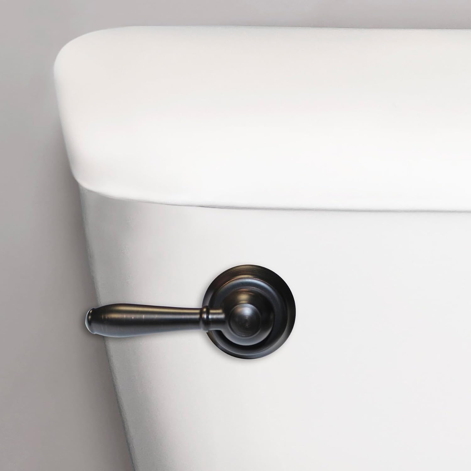 Korky 6081BP Strongarm Tank Lever Universal to Fit Front Angled Side Left and Right Mount Toilets, Oil-Rubbed Bronze, Faucet Style