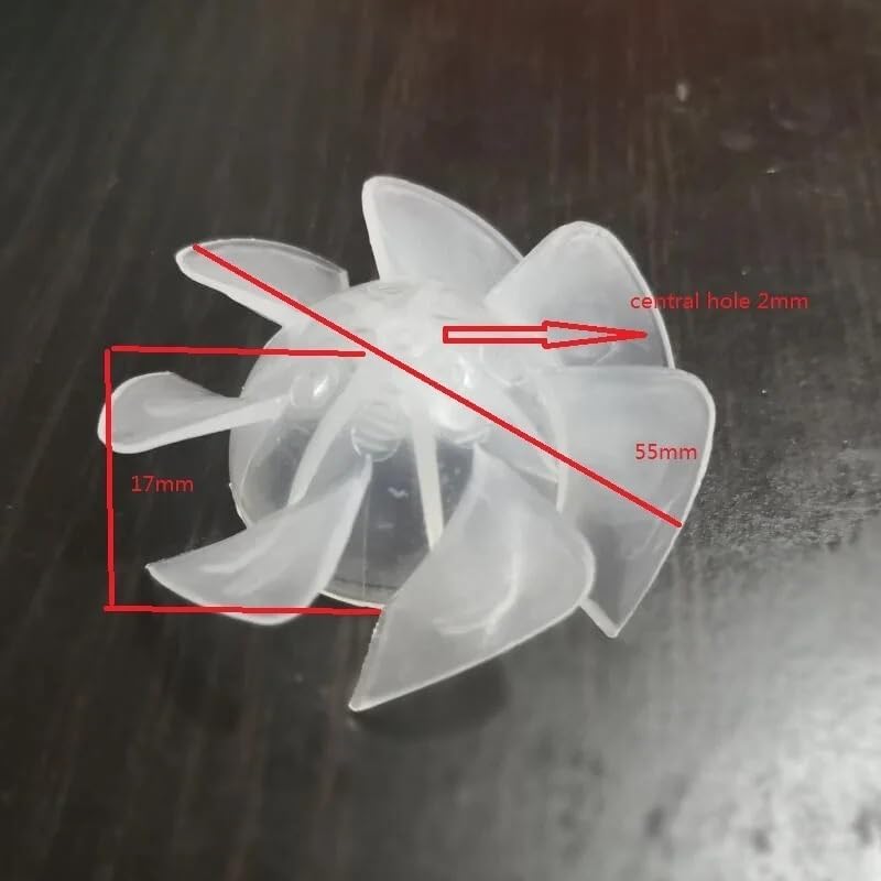 Compatible for Revlon 7-Blade Fan Parts 55mm Plastic Hair Dryer Replacement