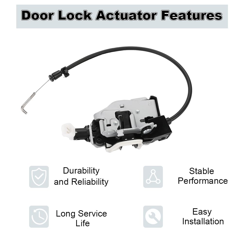 Rear Tailgate Hatch Door Latch Lock Actuator Compatible with Land Rover LR3 2005-2009 Land Rover LR4 2010-2016 Hatch Trunk Door Latch Lock Actuator Replacement for LR017470 FQR500080 FQR500220