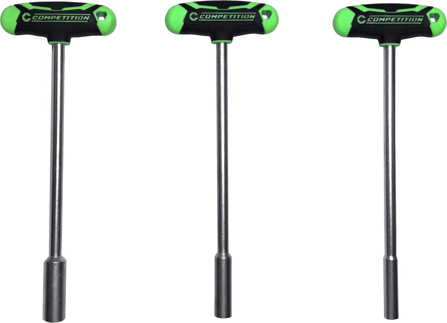 KS Tools 512.0603 Competition T-Handle Nut Screwdriver Set, 3-Piece 8-13 mm